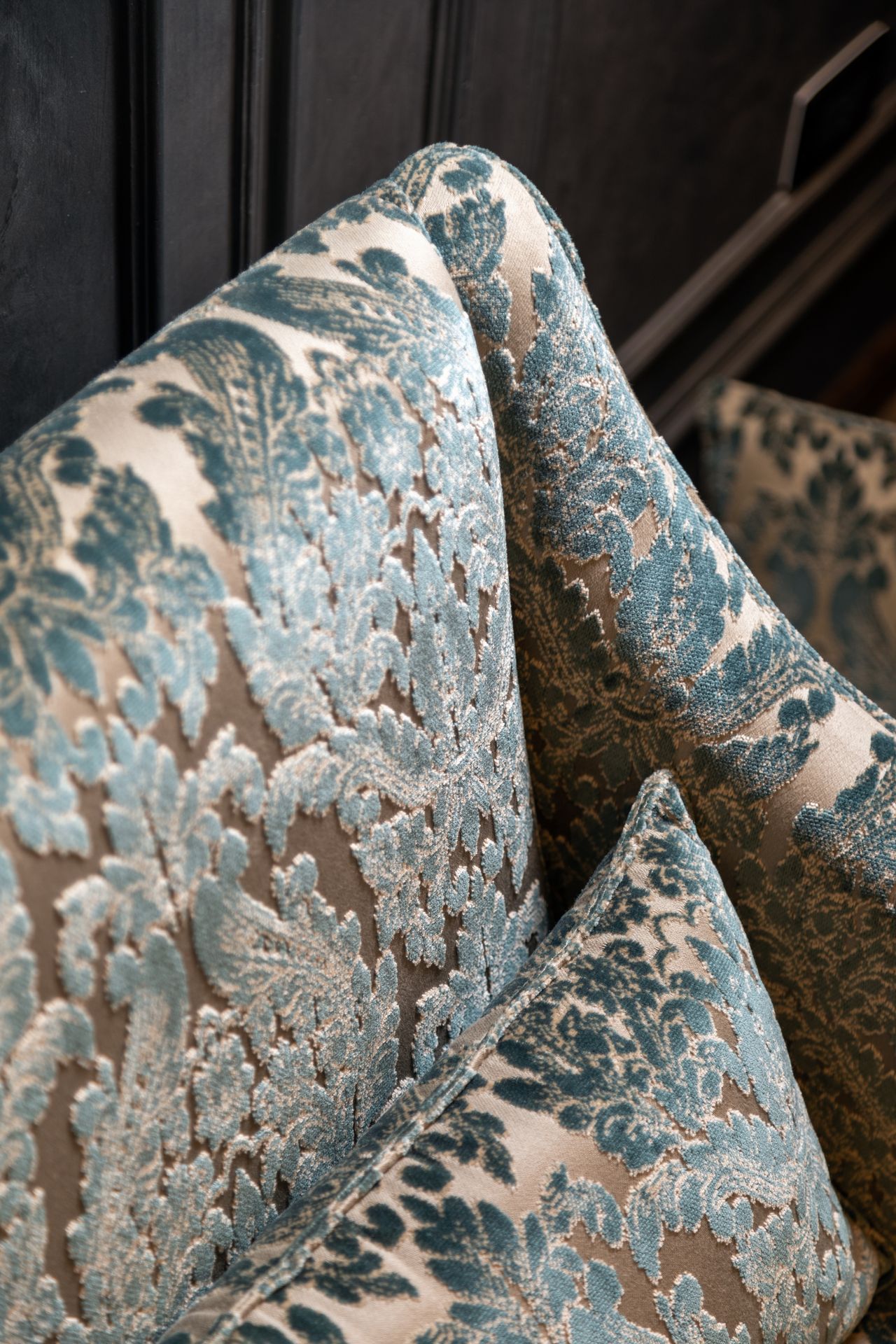 Upholstery fabric close-up